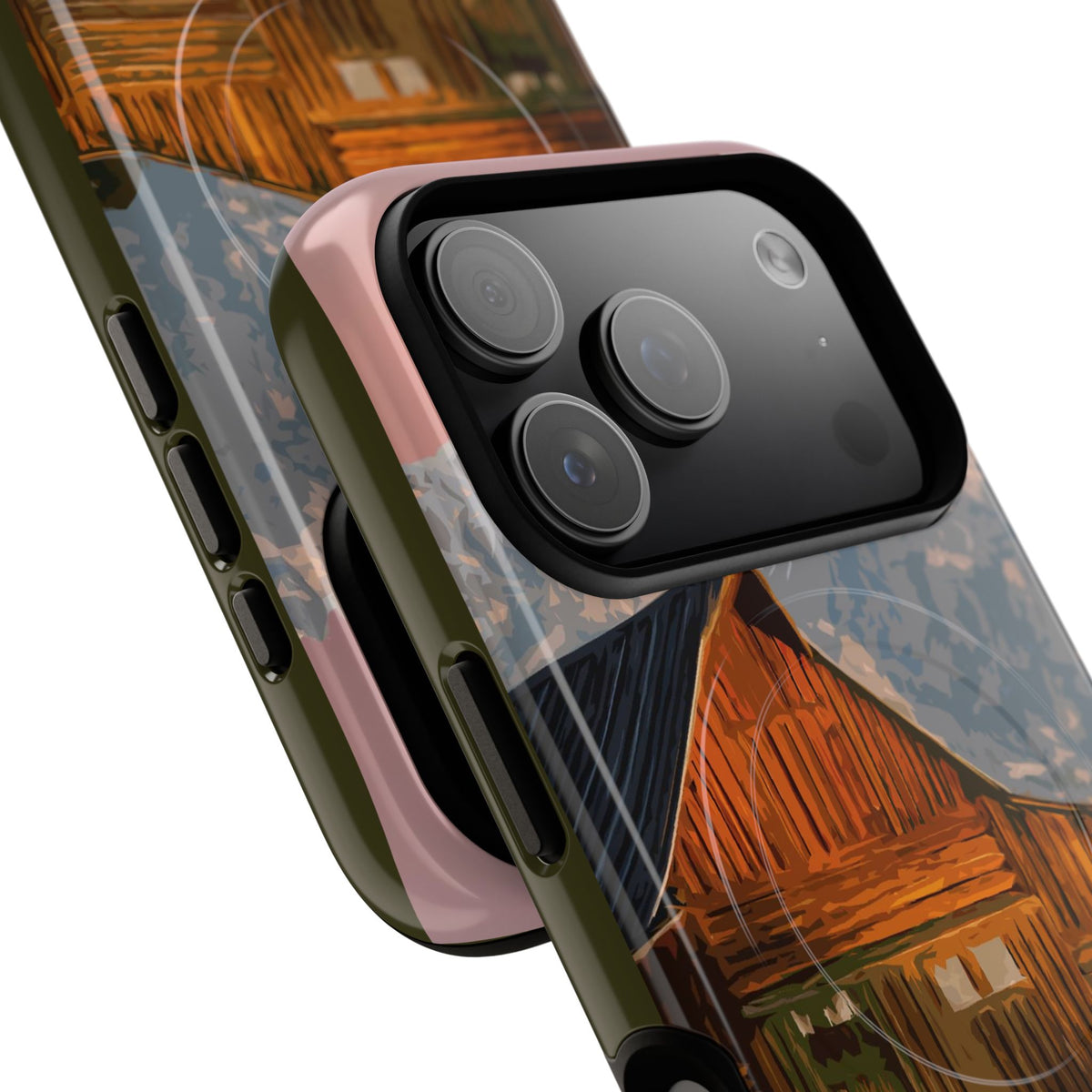 Grand Teton National Park iPhone Case with MagSafe - Moulton Barn