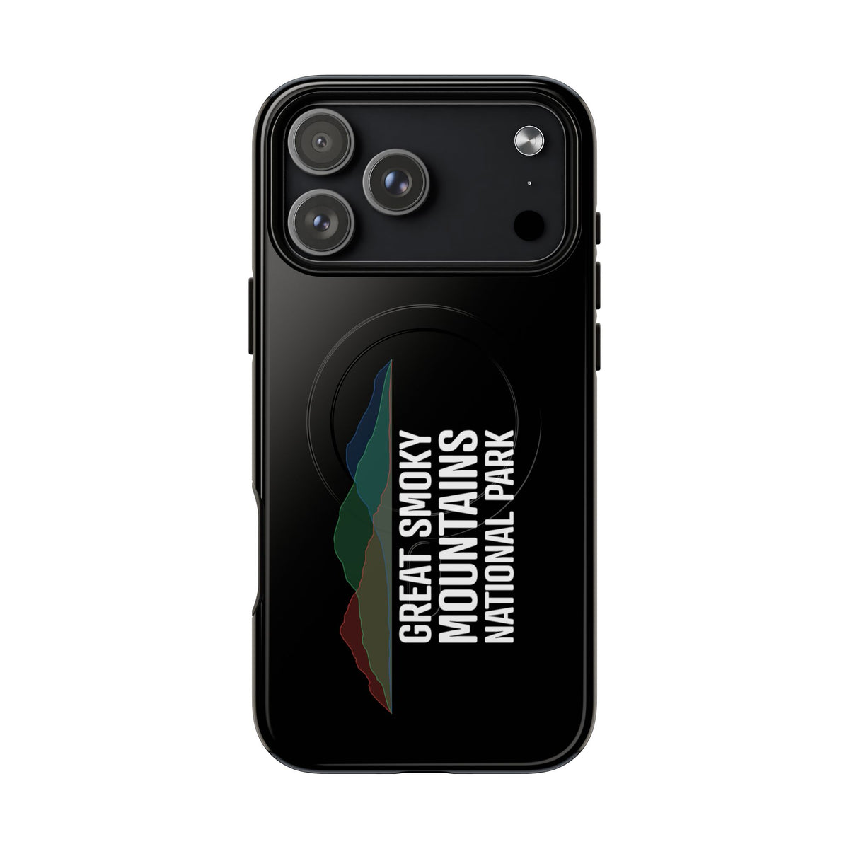 Great Smoky Mountains National Park iPhone Case with MagSafe - Histogram Design