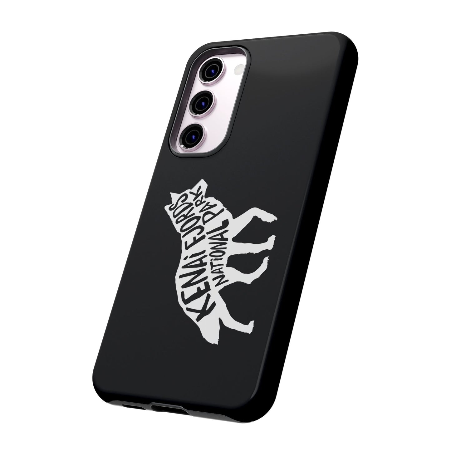Kenai Fjords National Park Phone Case - Wolf Design