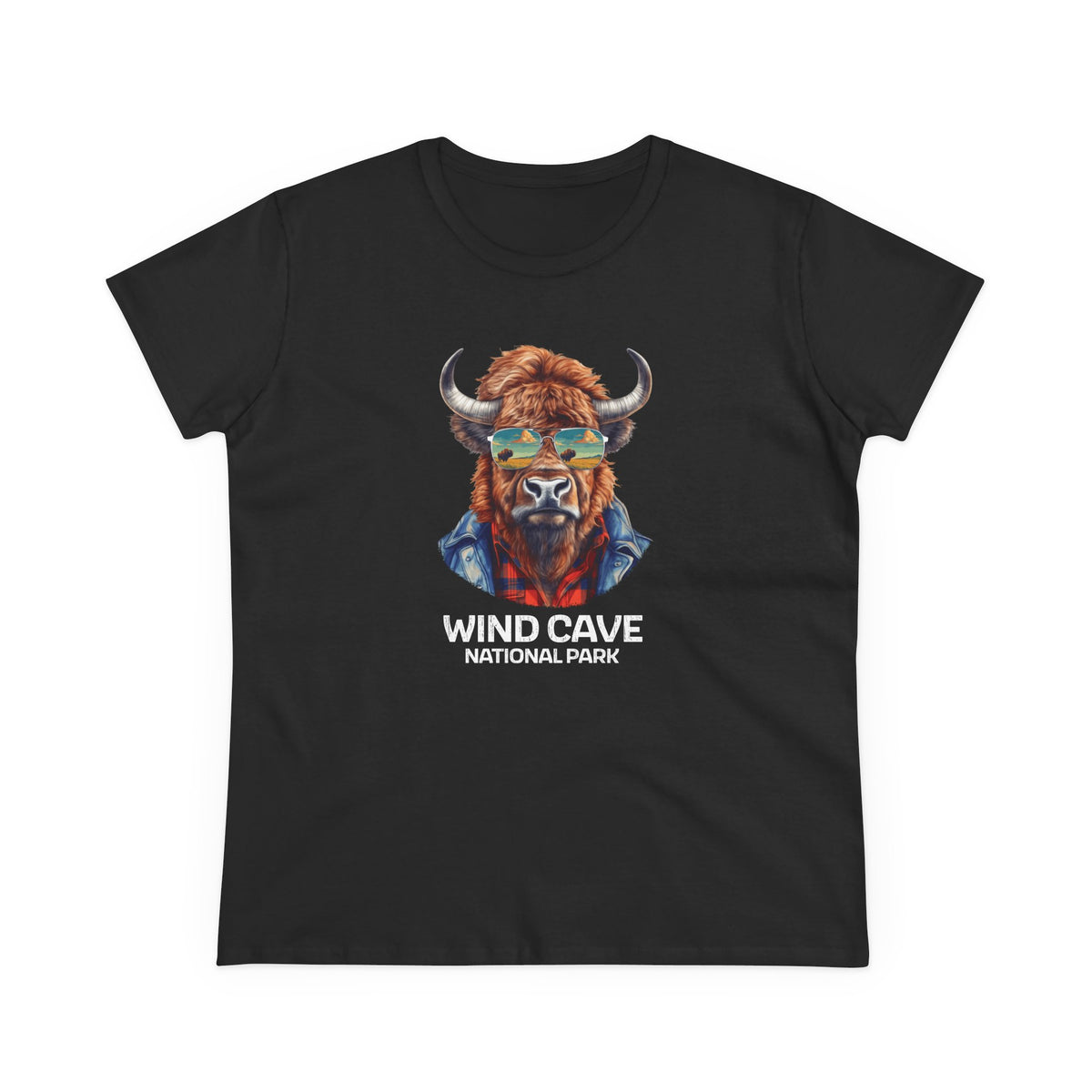 Wind Cave National Park Women's T-Shirt - Cool Bison