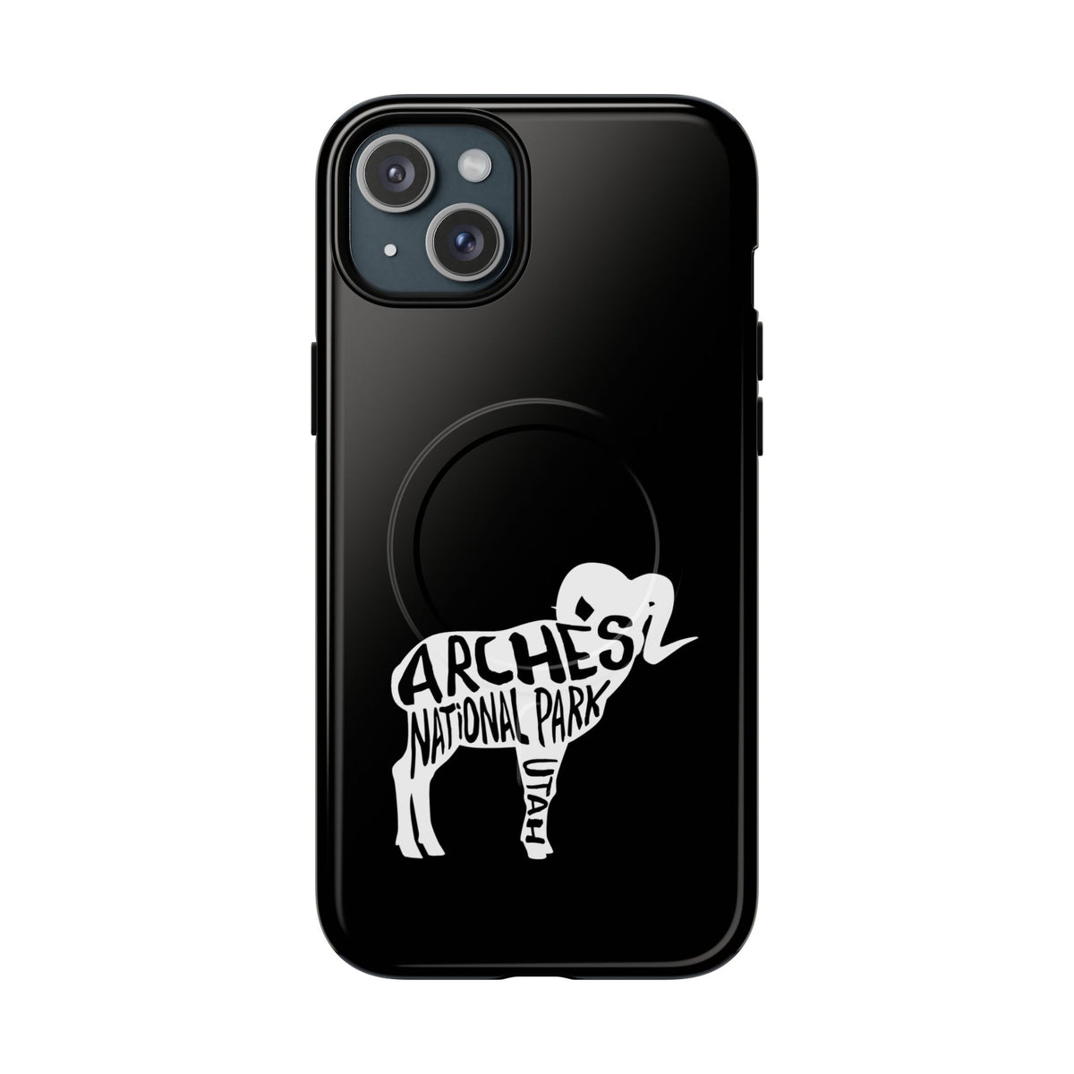 Arches National Park iPhone Case with MagSafe - Bighorn Sheep Design