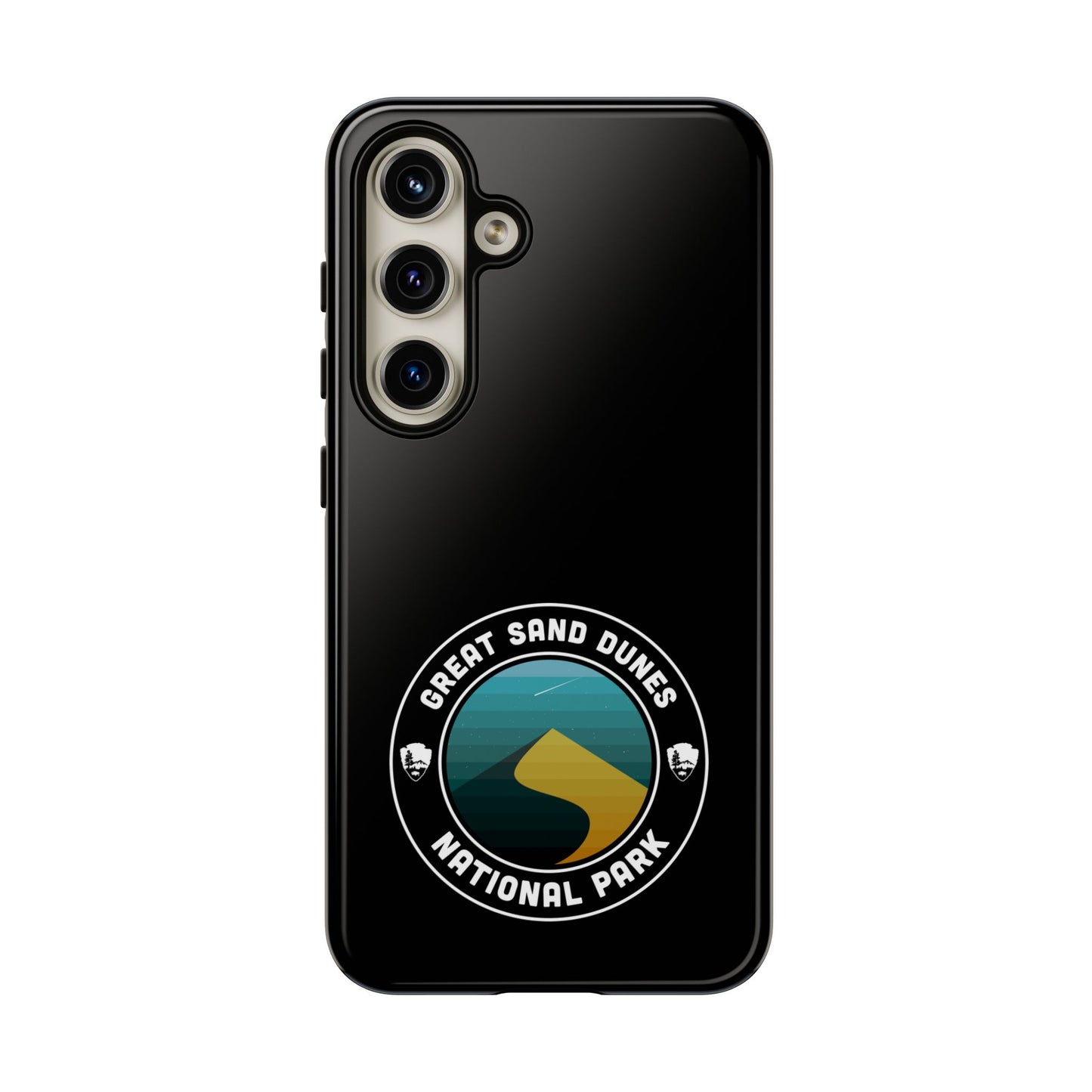 Great Sand Dunes National Park Phone Case - Round Emblem Design