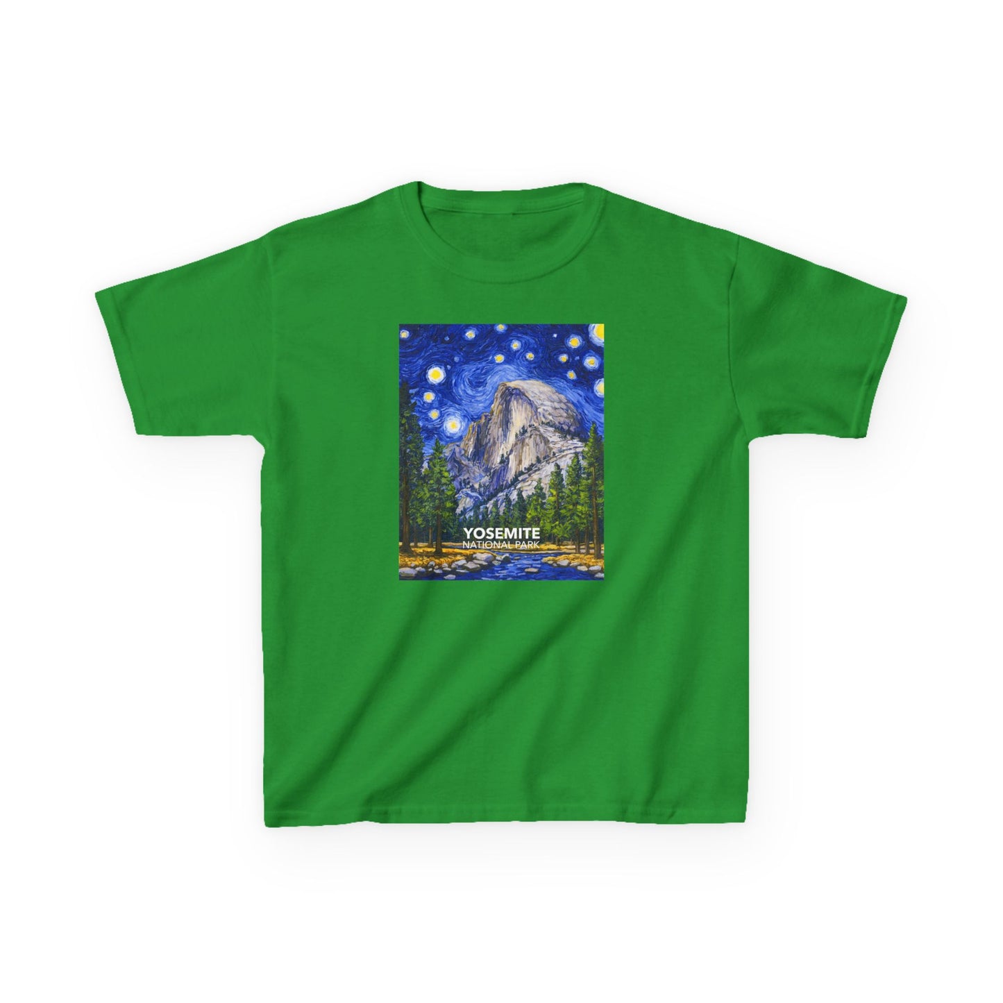 Yosemite National Park Child T-Shirt - The Starry Night