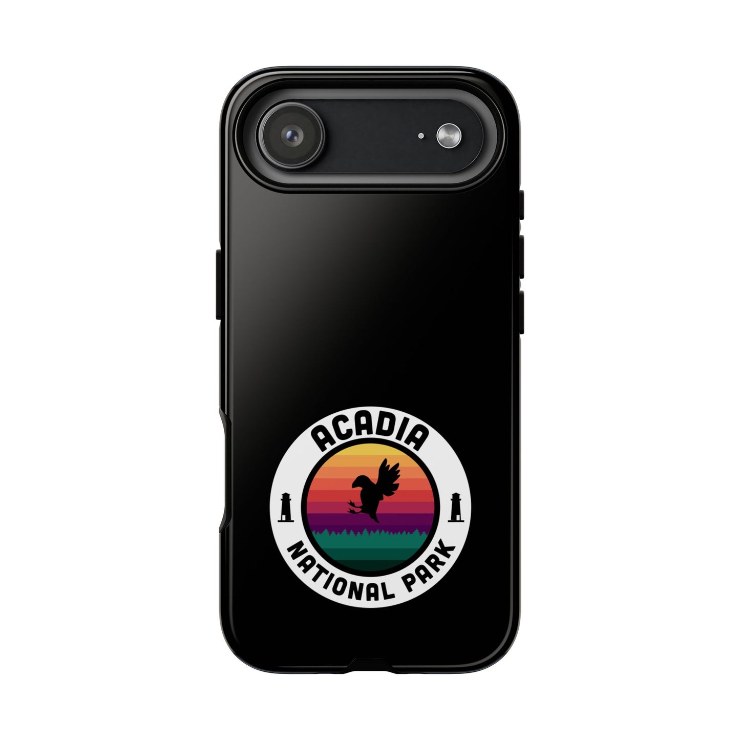 Acadia National Park Phone Case - Round Emblem Design