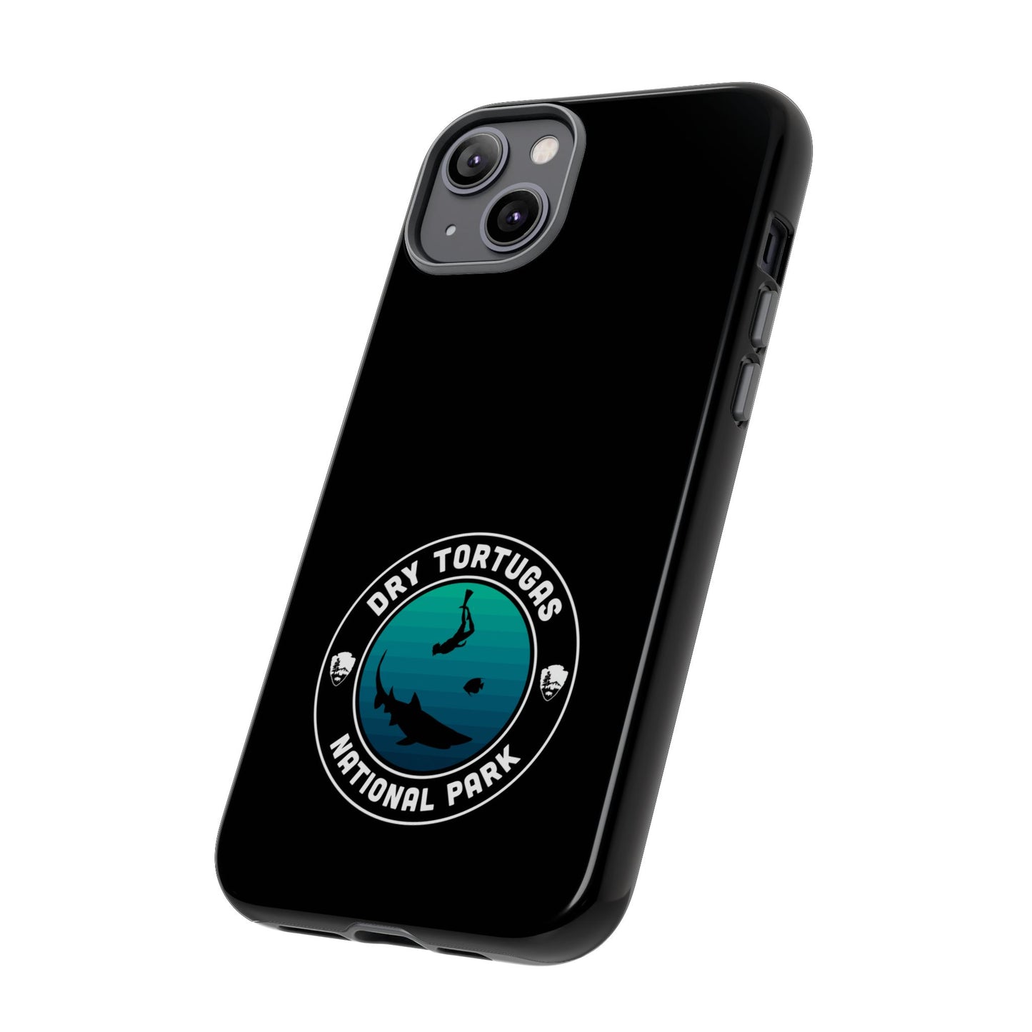 Dry Tortugas National Park Phone Case - Round Emblem Design