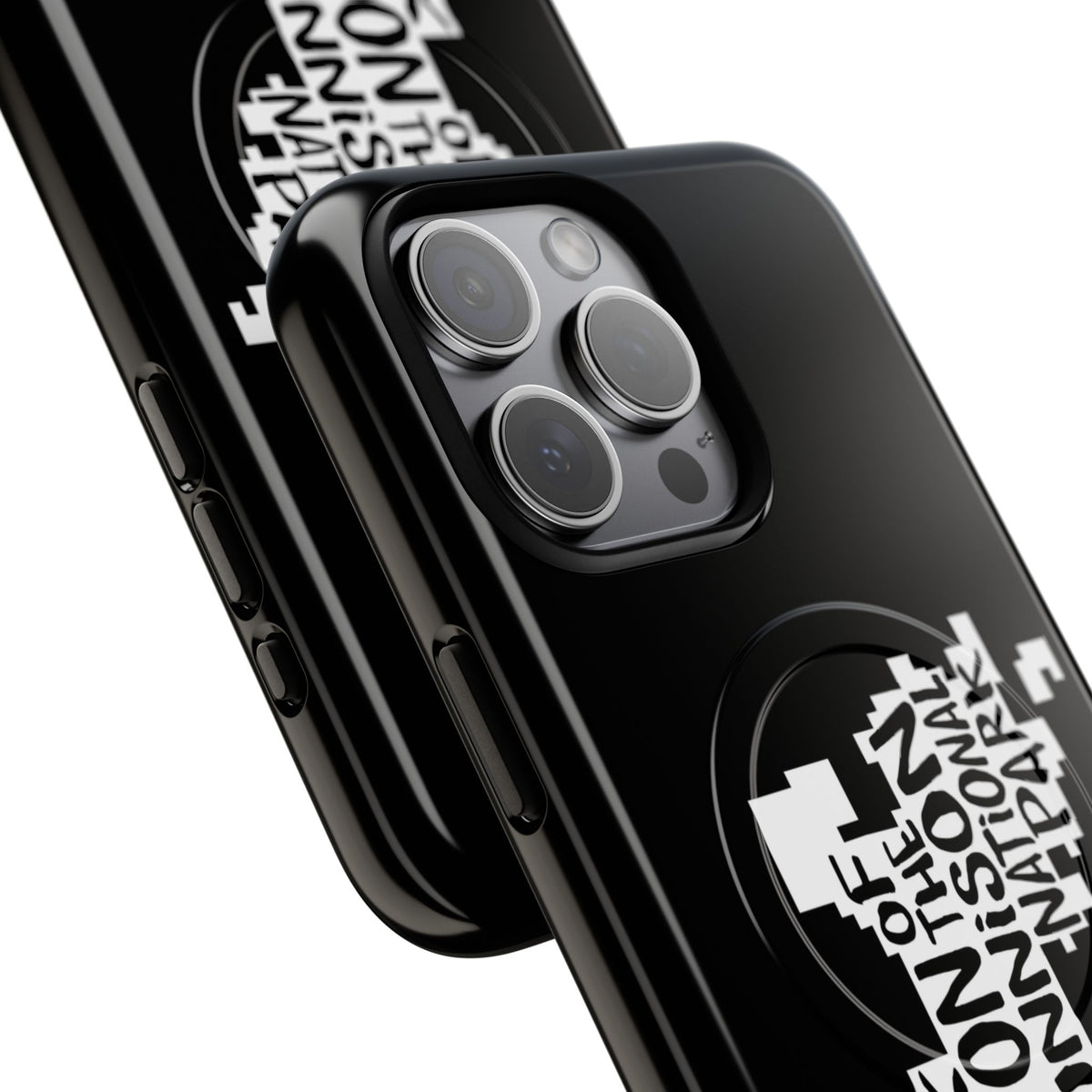 Black Canyon of the Gunnison National Park iPhone Case with MagSafe - Map Design