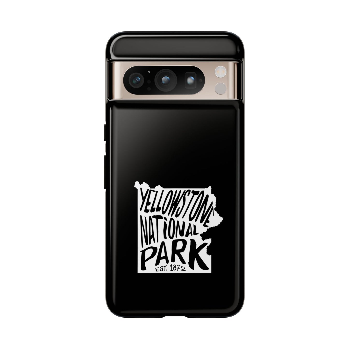 Yellowstone National Park Phone Case - Map Design