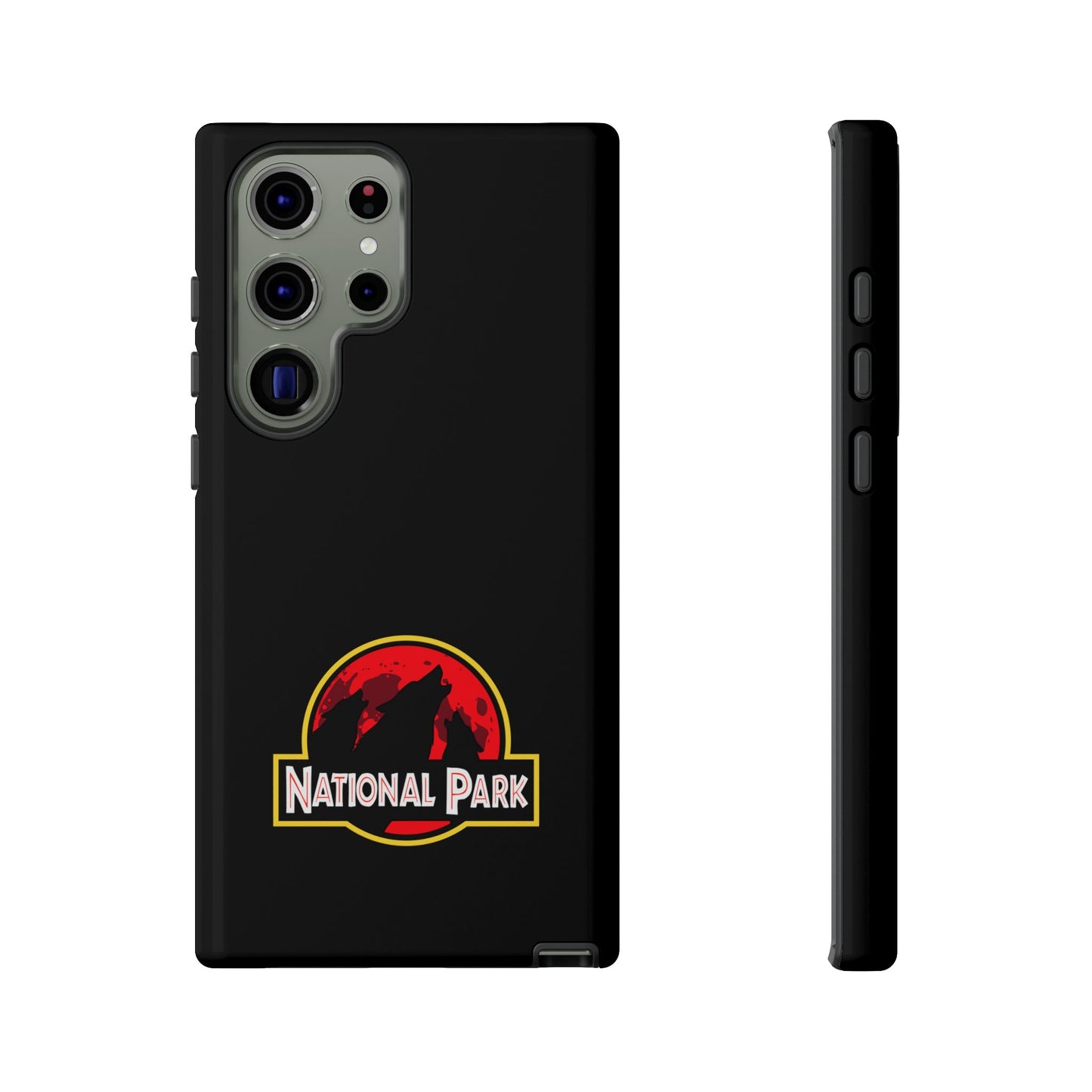 3 Wolf National Park iPhone Case - Parody Logo
