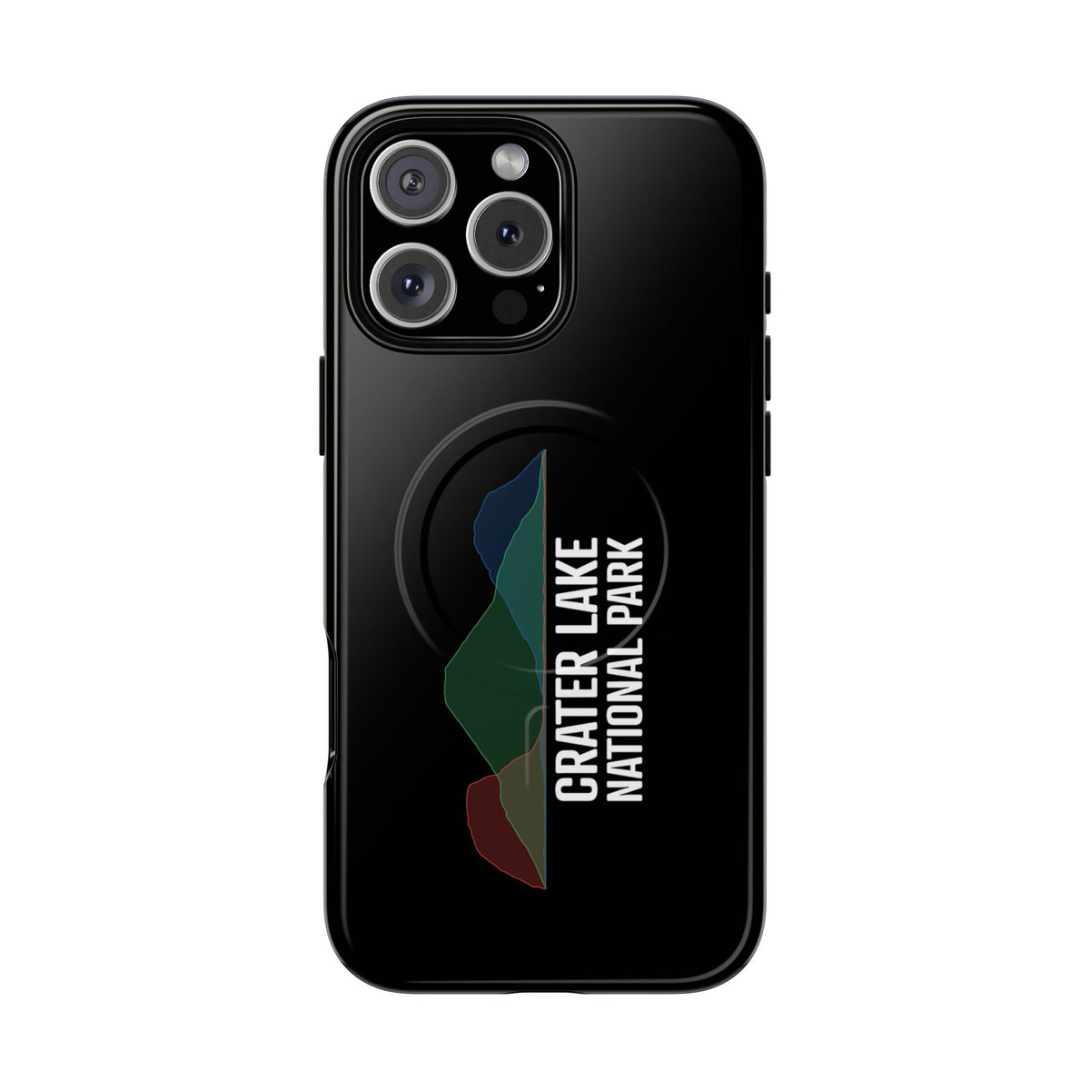 Crater Lake National Park iPhone Case with MagSafe - Histogram Design
