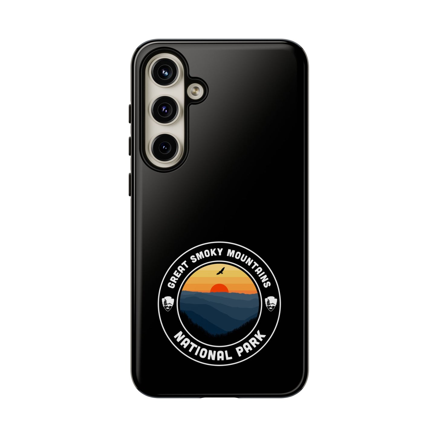 Great Smoky Mountains National Park Phone Case - Round Emblem Design