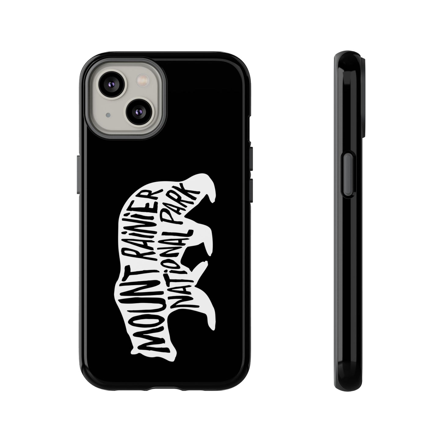 Mount Rainier National Park Phone Case - Black Bear Design