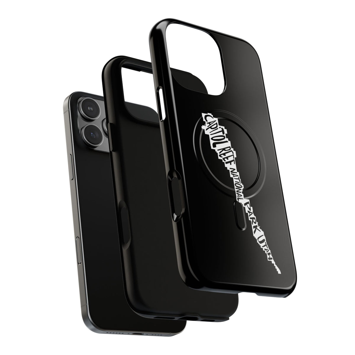 Capitol Reef National Park iPhone Case with MagSafe - Map Design