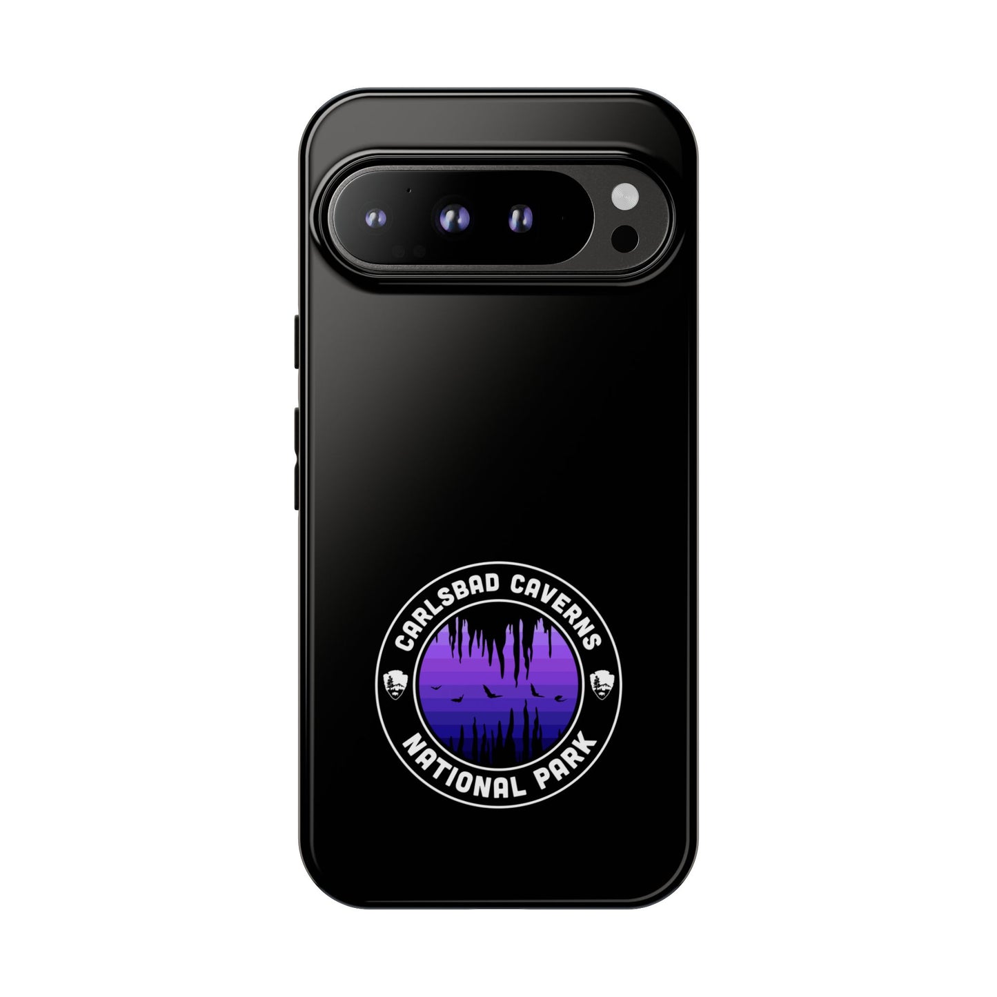 Carlsbad Caverns National Park Phone Case - Round Emblem Design
