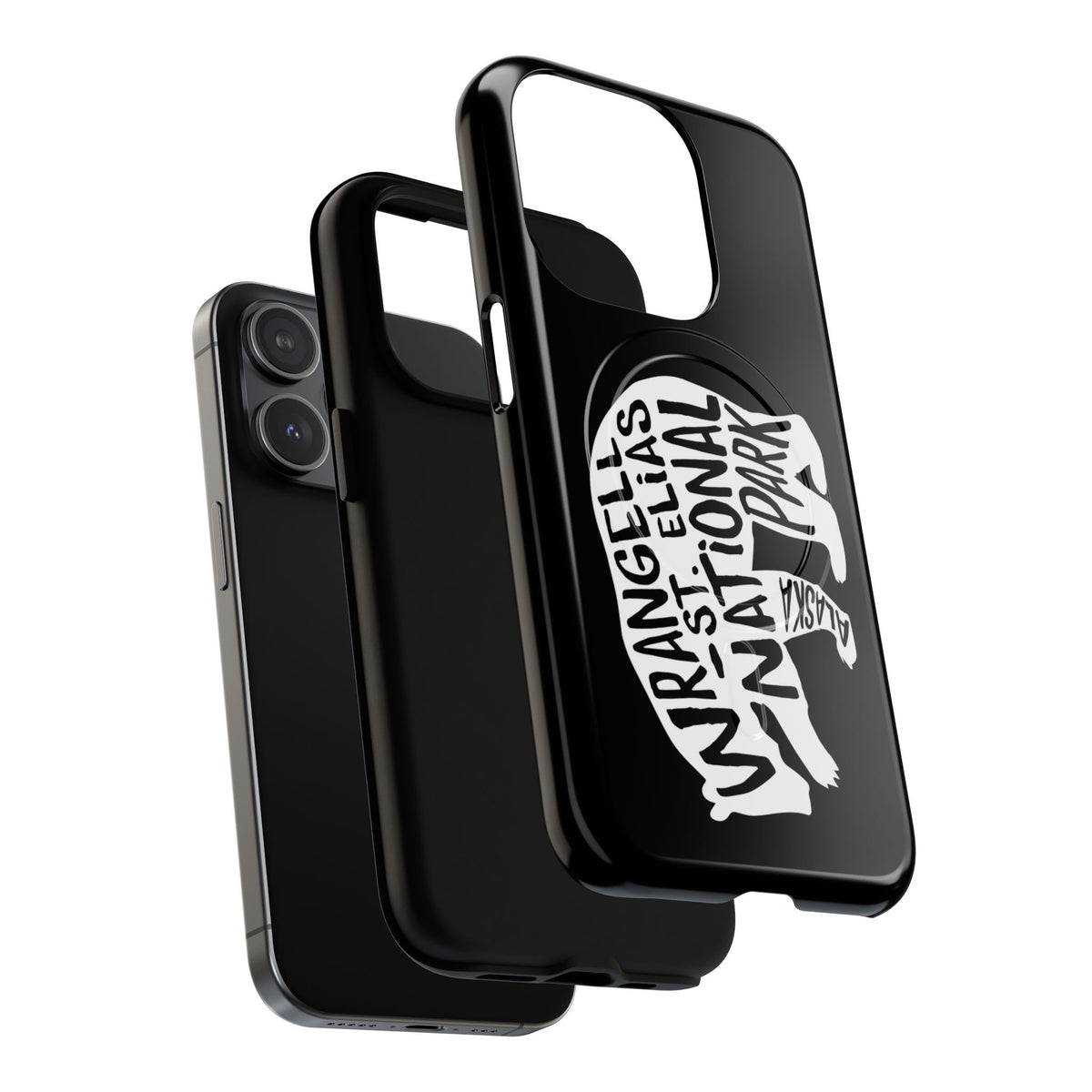 Wrangell - St. Elias National Park iPhone Case with MagSafe - Grizzly Bear Design