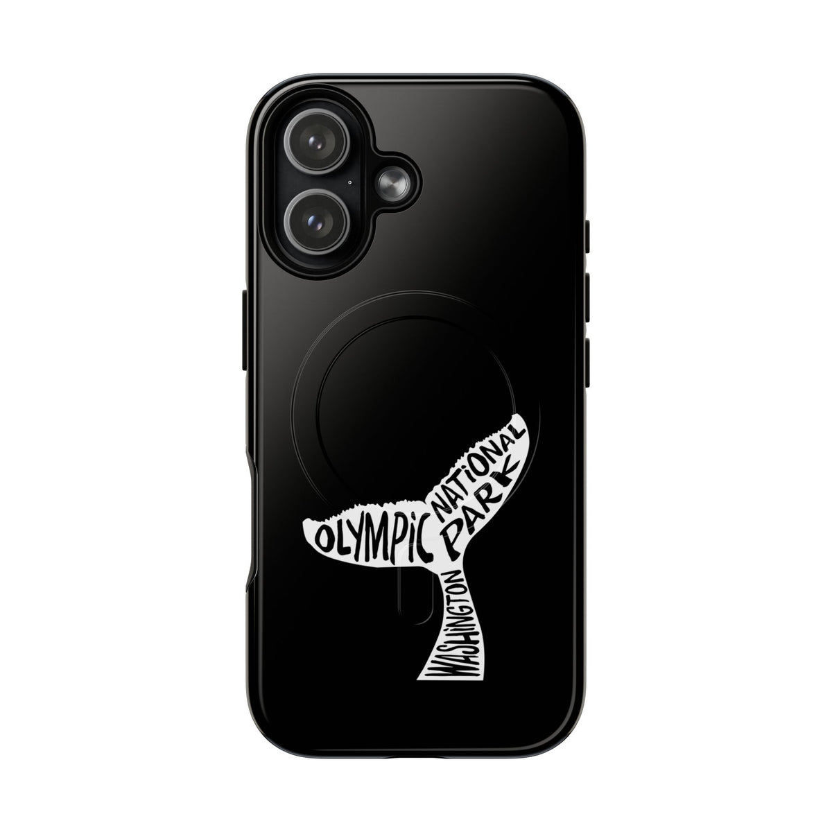 Olympic National Park iPhone Case with MagSafe - Humpback Whale Tail Design
