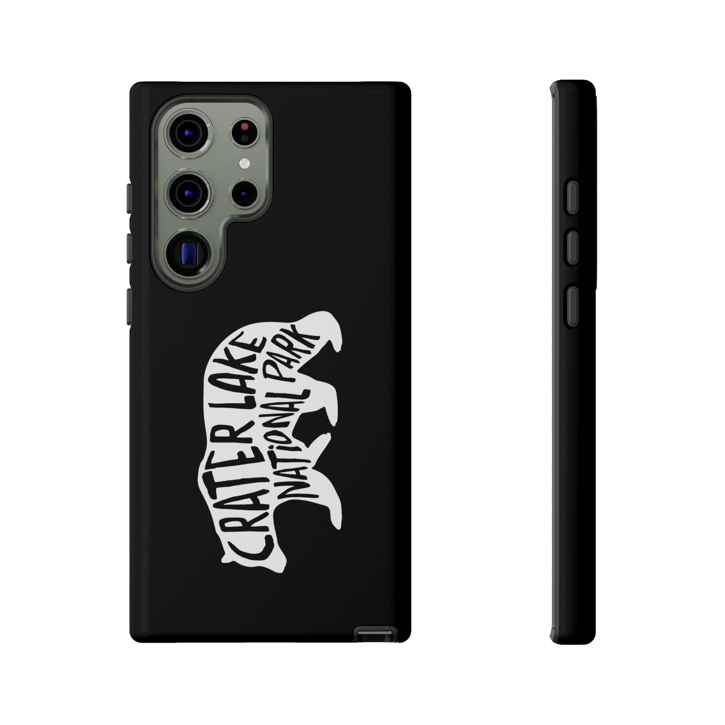 Crater Lake National Park Phone Case - Black Bear Design