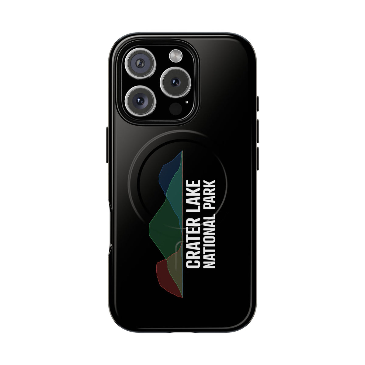 Crater Lake National Park iPhone Case with MagSafe - Histogram Design