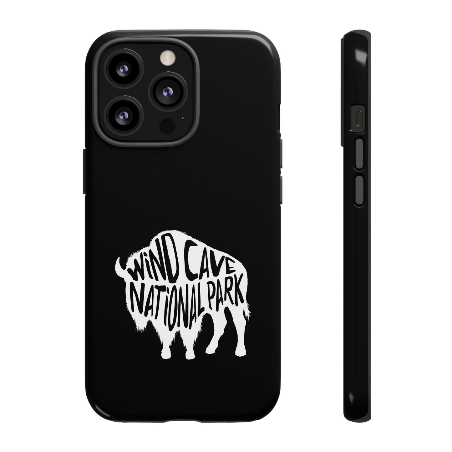 Wind Cave National Park Phone Case - Bison Design