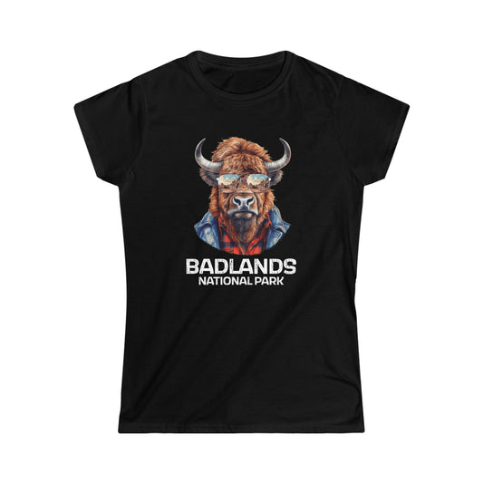 Badlands National Park Women's T-Shirt - Cool Bison