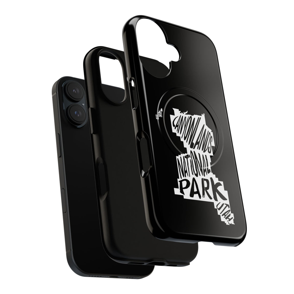 Canyonlands National Park iPhone Case with MagSafe - Map Design