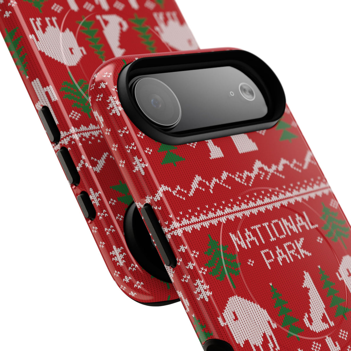 National Park iPhone Case with MagSafe - Fair Isle Pattern