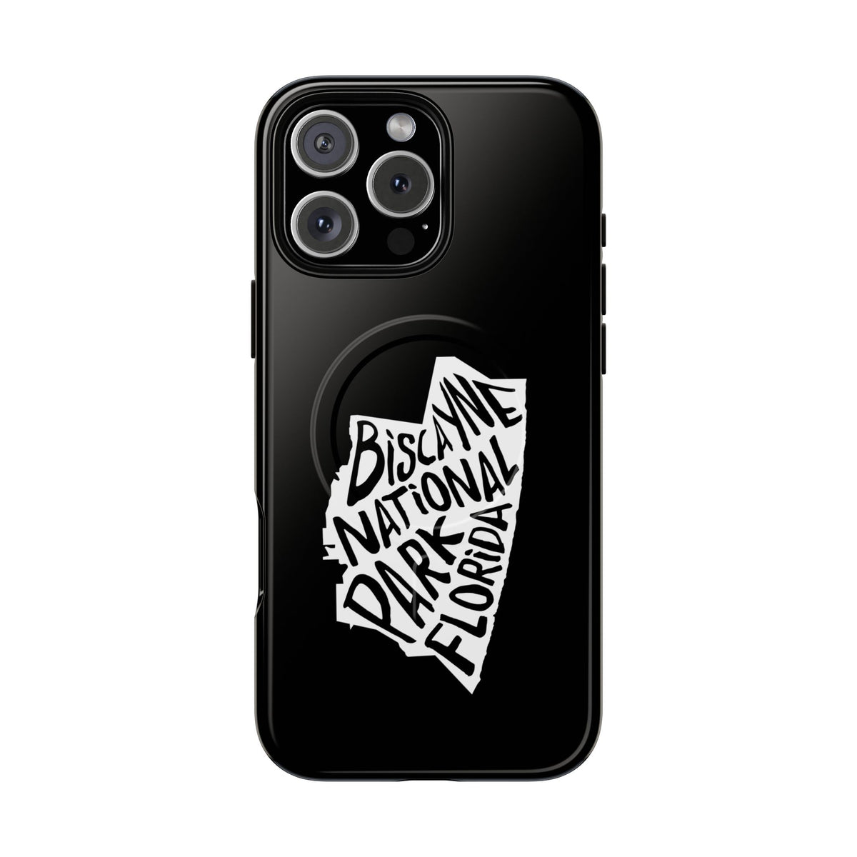 Biscayne National Park iPhone Case with MagSafe - Map Design