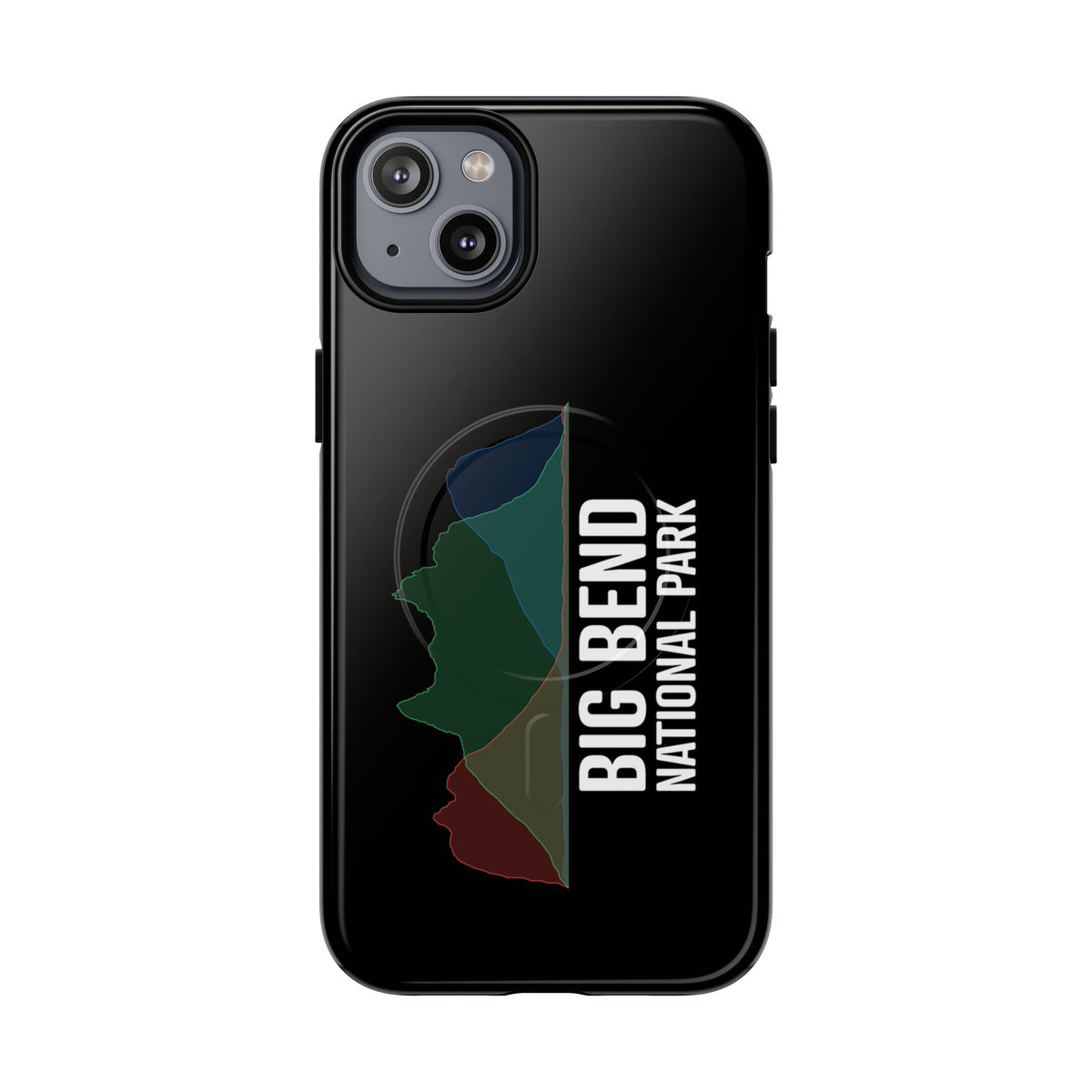 Big Bend National Park iPhone Case with MagSafe - Histogram Design