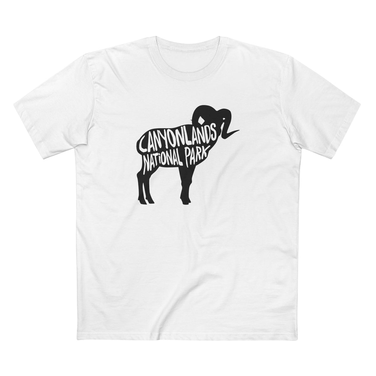 Canyonlands National Park T-Shirt - Bighorn Sheep in White