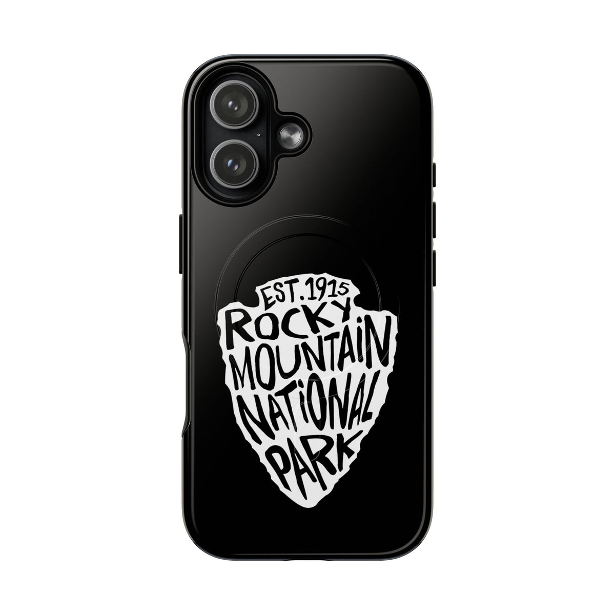Rocky Mountain National Park iPhone Case with MagSafe - Arrowhead Design