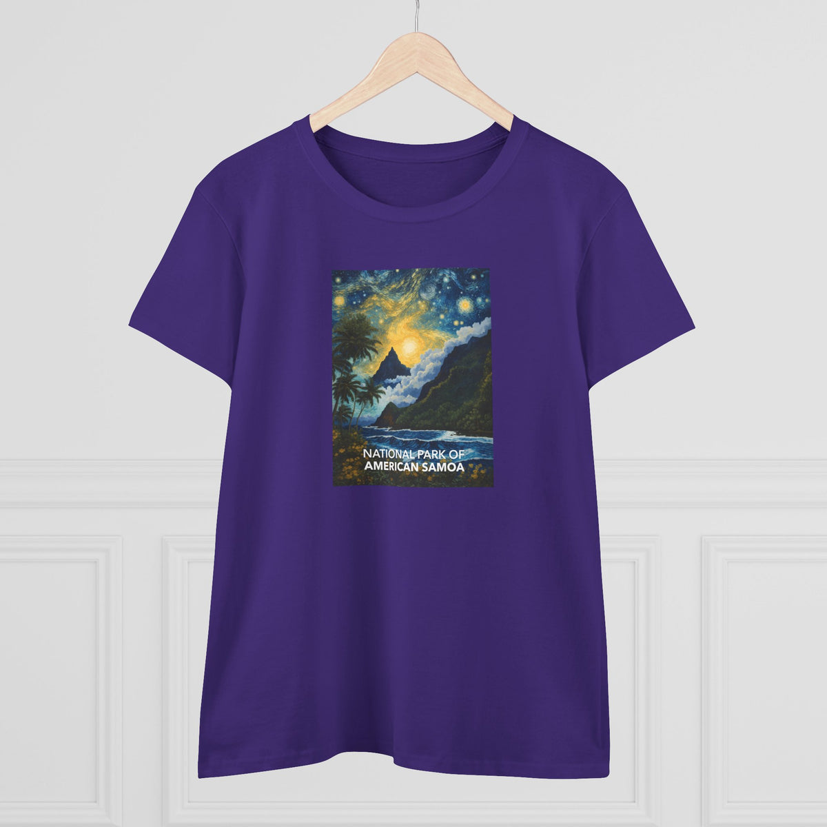 National Park of American Samoa Women's T-Shirt - Starry Night