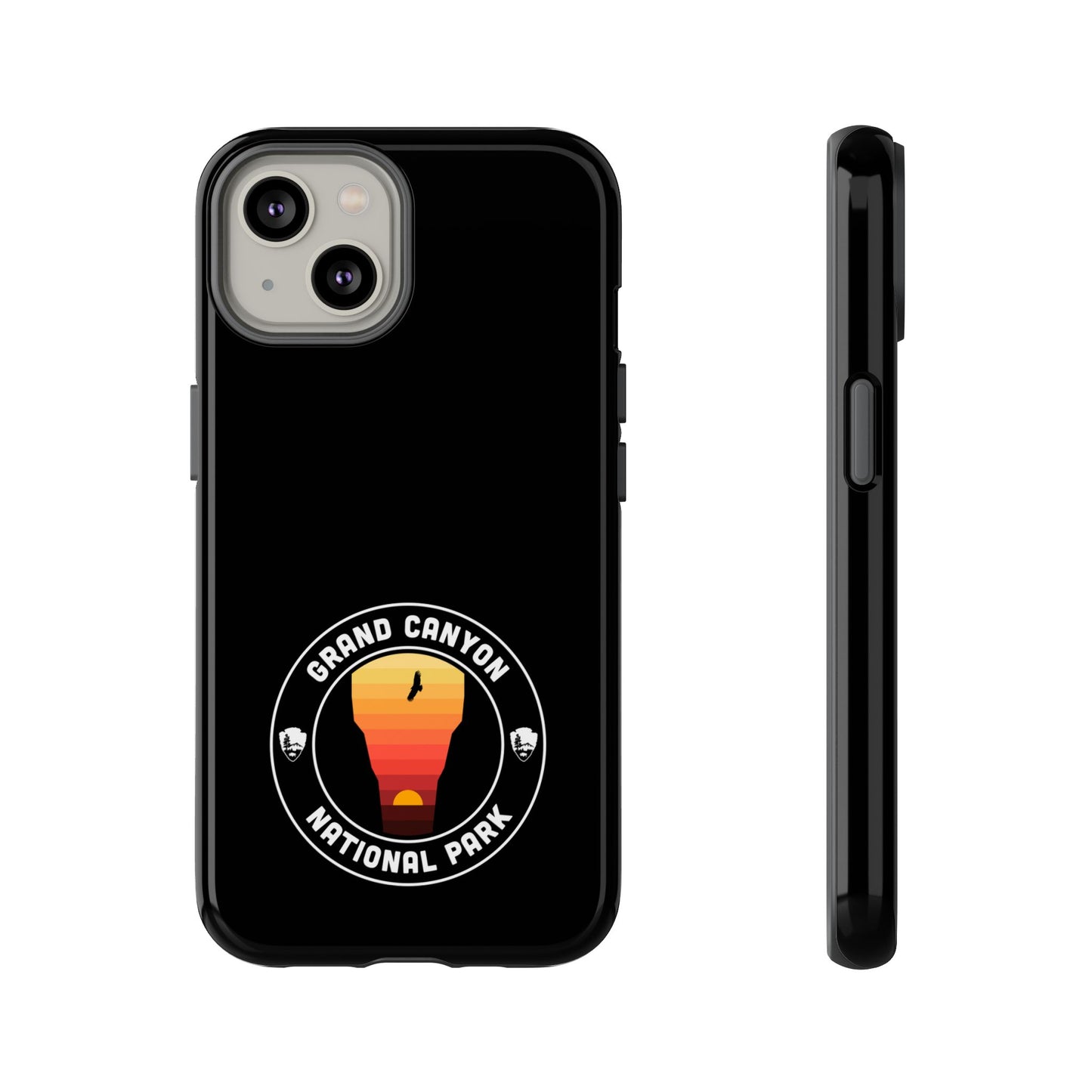 Grand Canyon National Park Phone Case - Round Emblem Design