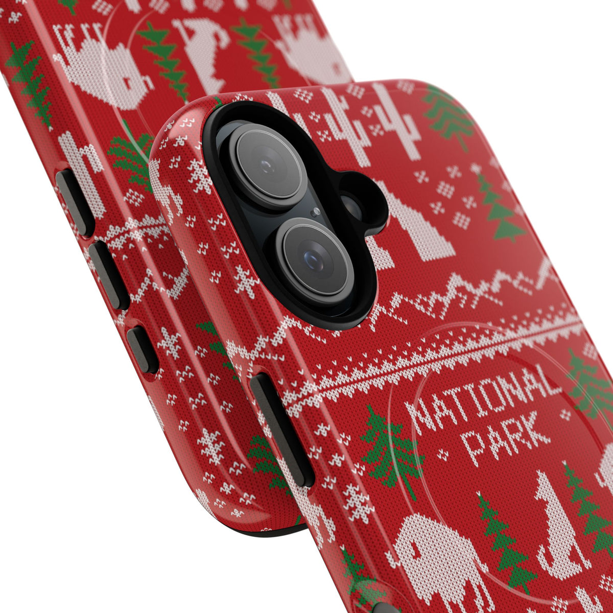 National Park iPhone Case with MagSafe - Fair Isle Pattern