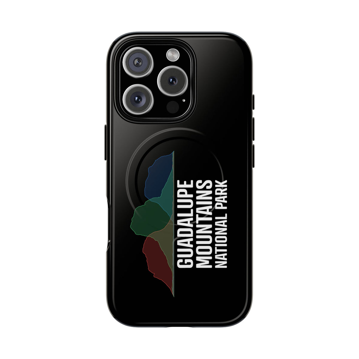 Guadalupe Mountains National Park iPhone Case with MagSafe - Histogram Design