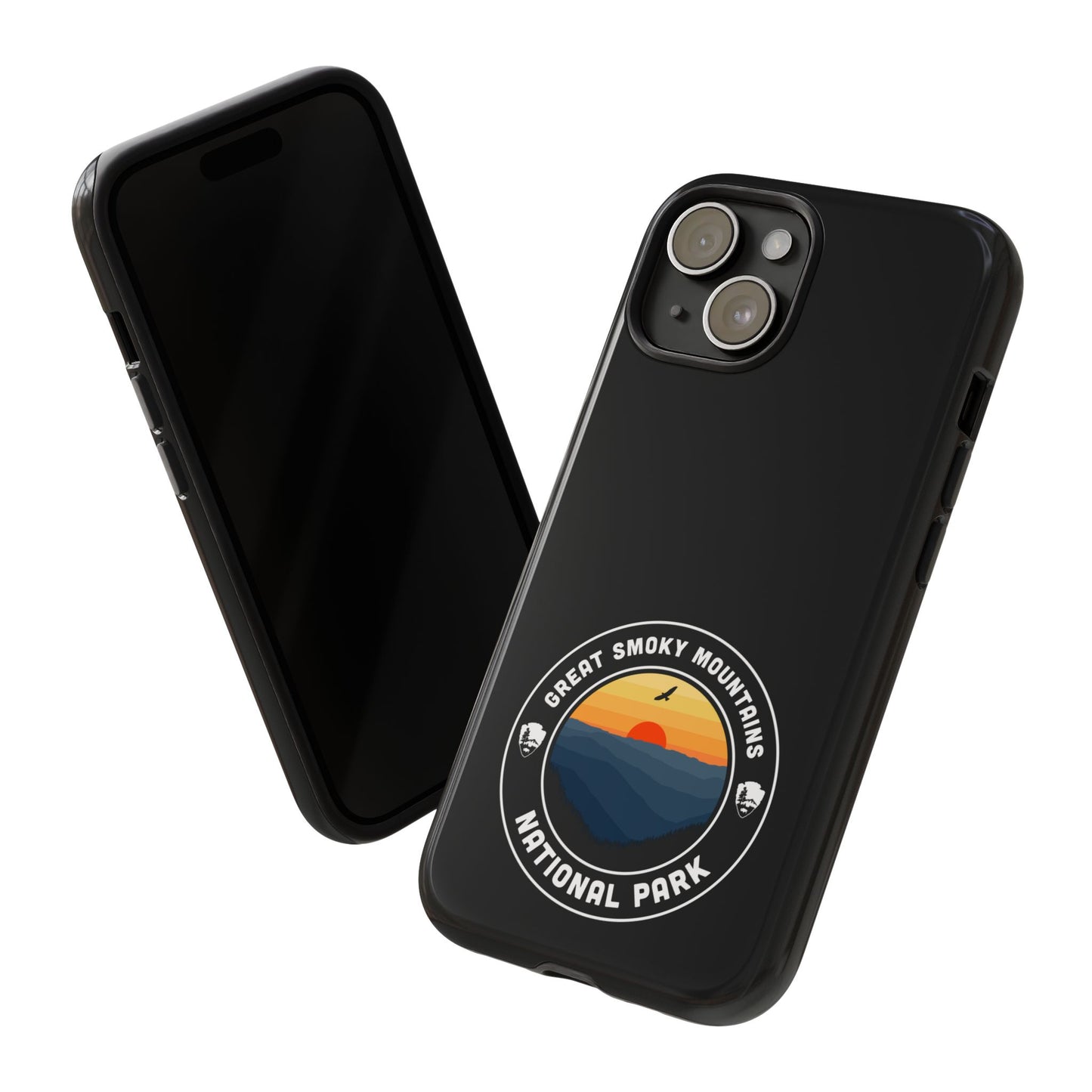 Great Smoky Mountains National Park Phone Case - Round Emblem Design