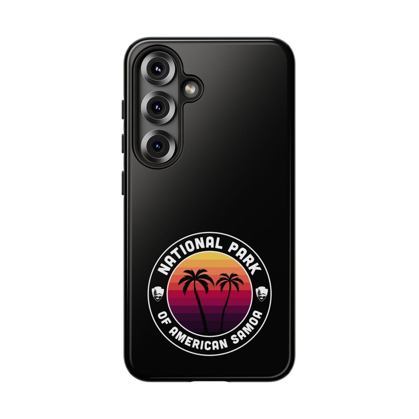 National Park of American Samoa Phone Case - Round Emblem Design