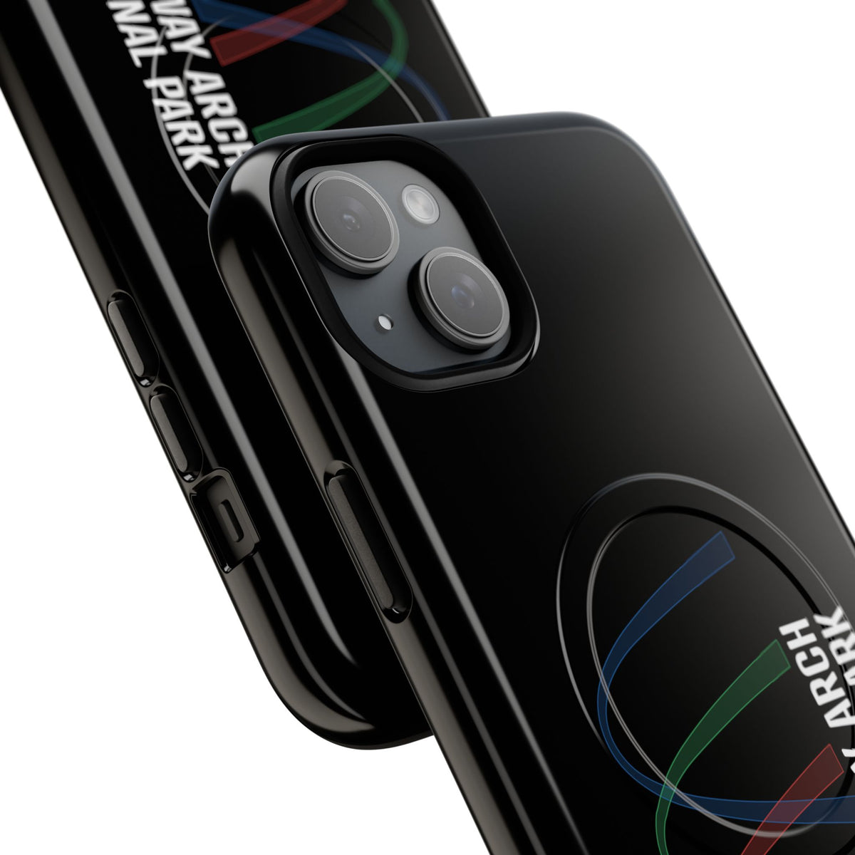 Gateway Arch National Park iPhone Case with MagSafe - Histogram Design