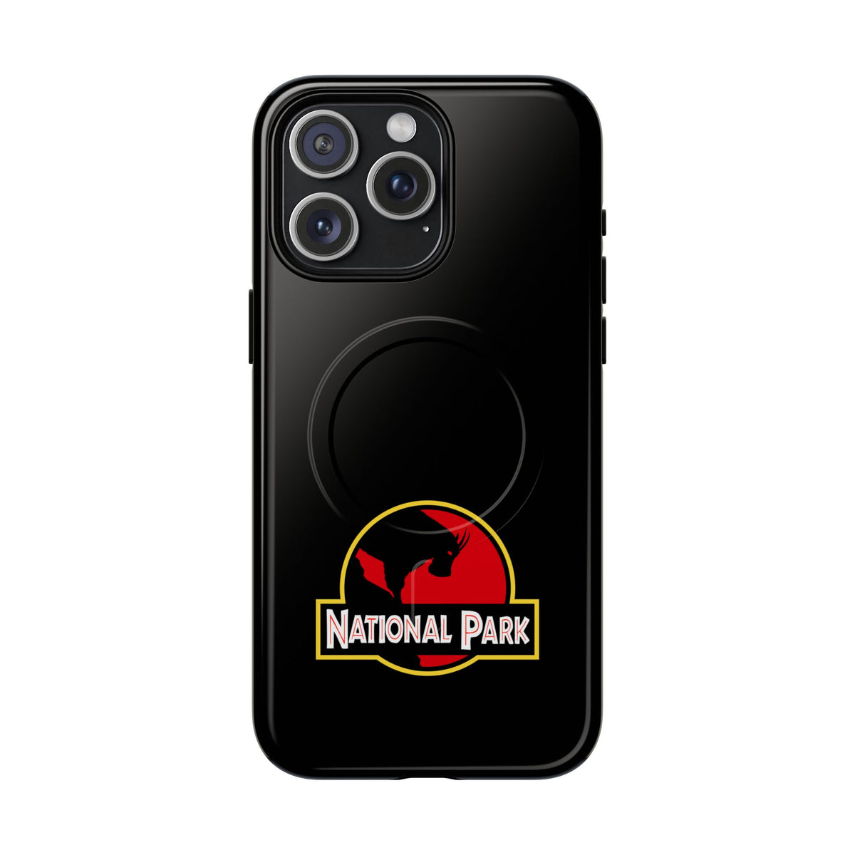 Mountain Goat National Park iPhone Case with MagSafe - Parody Logo