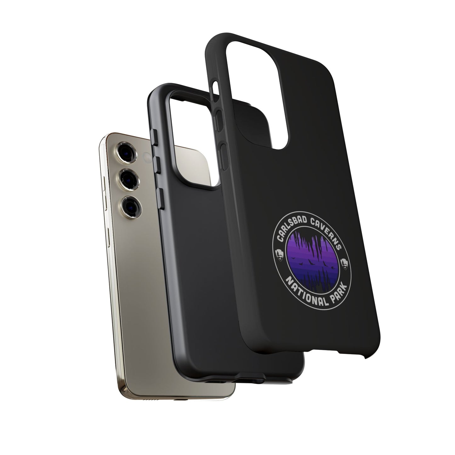 Carlsbad Caverns National Park Phone Case - Round Emblem Design