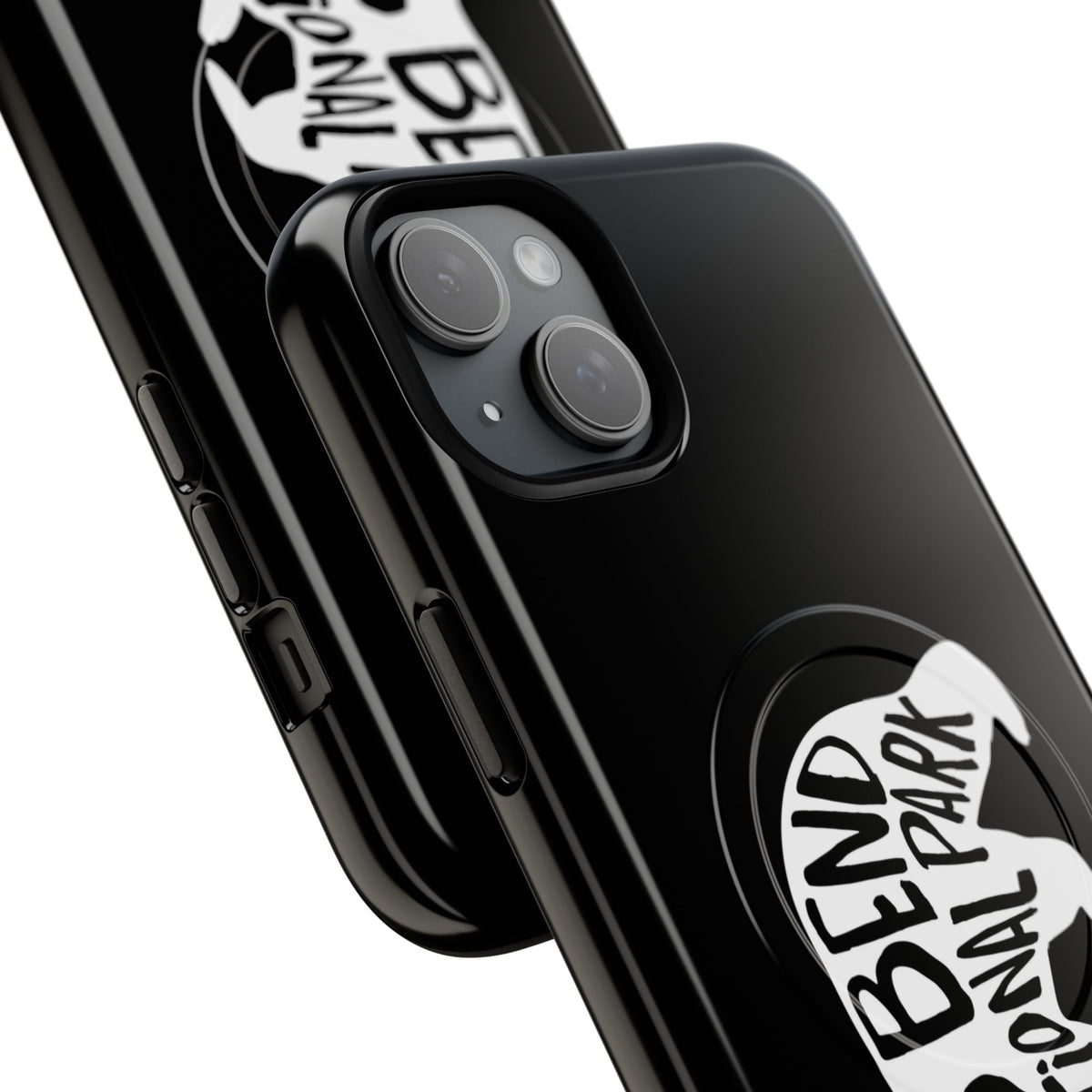 Big Bend National Park iPhone Case with MagSafe - Black Bear Design
