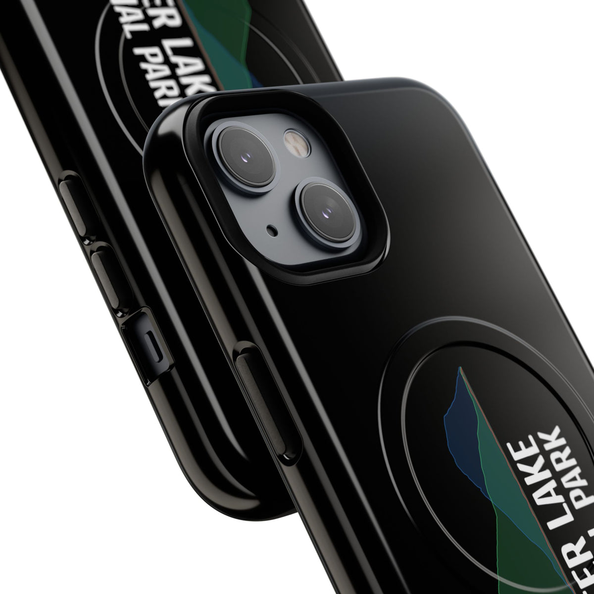 Crater Lake National Park iPhone Case with MagSafe - Histogram Design
