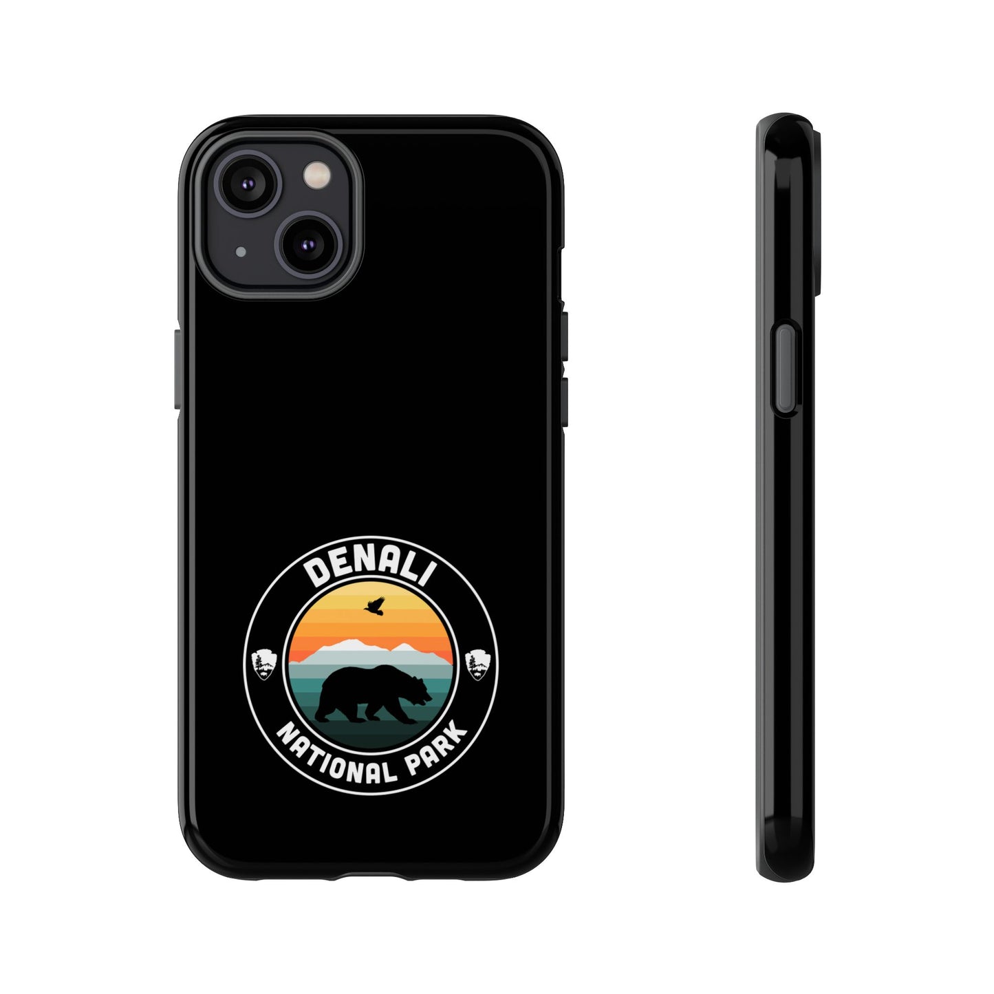 Denali National Park Phone Case - Round Emblem Design