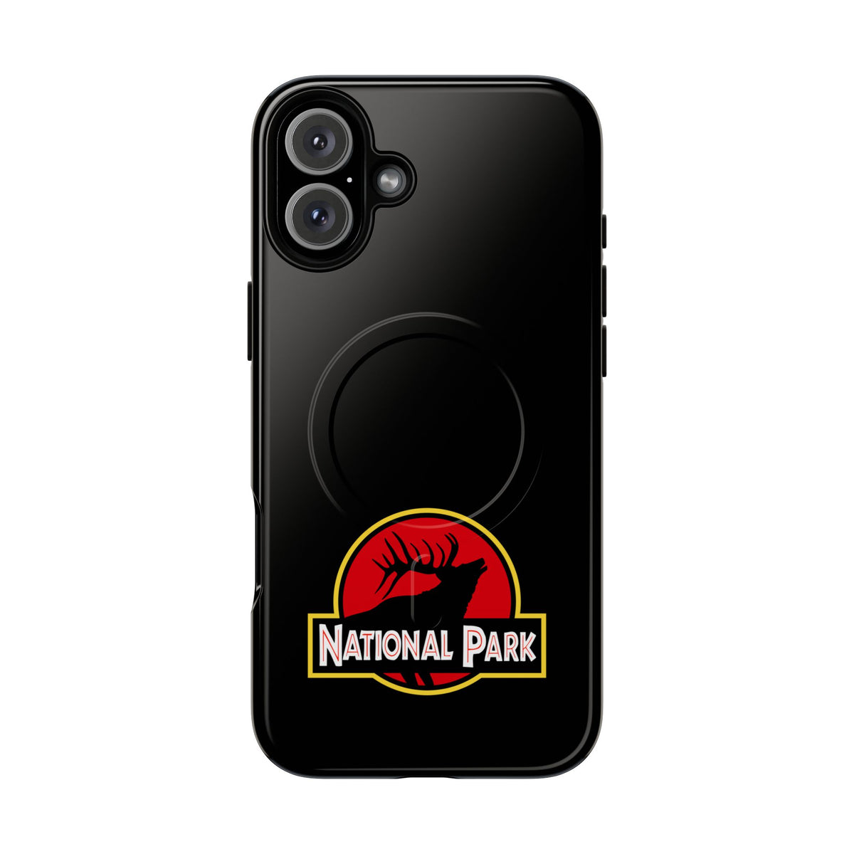 Elk National Park iPhone Case with MagSafe - Parody Logo