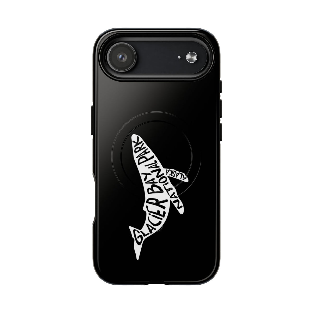 Glacier Bay National Park iPhone Case with MagSafe - Humpback Whale Design