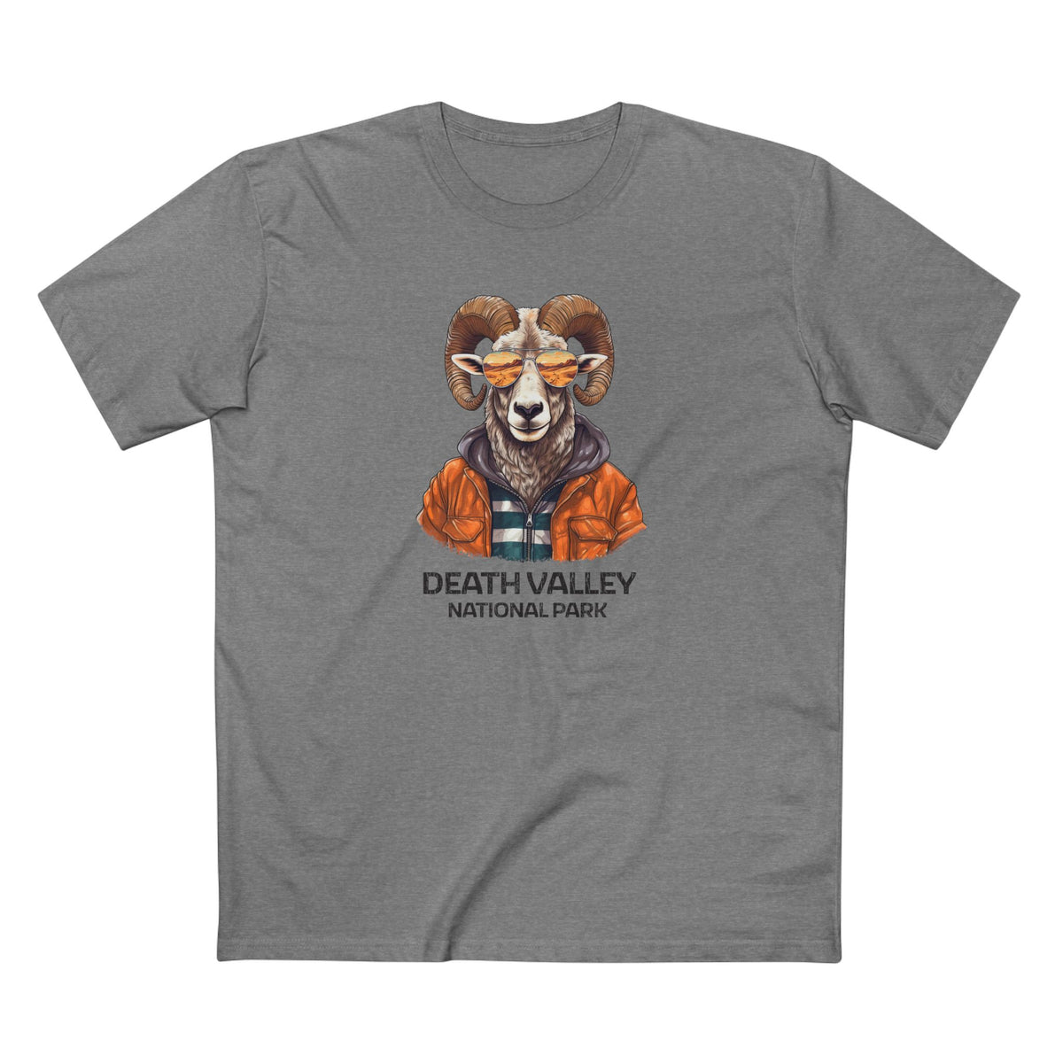 Death Valley National Park T-Shirt - Bighorn Sheep in Athletic Heather