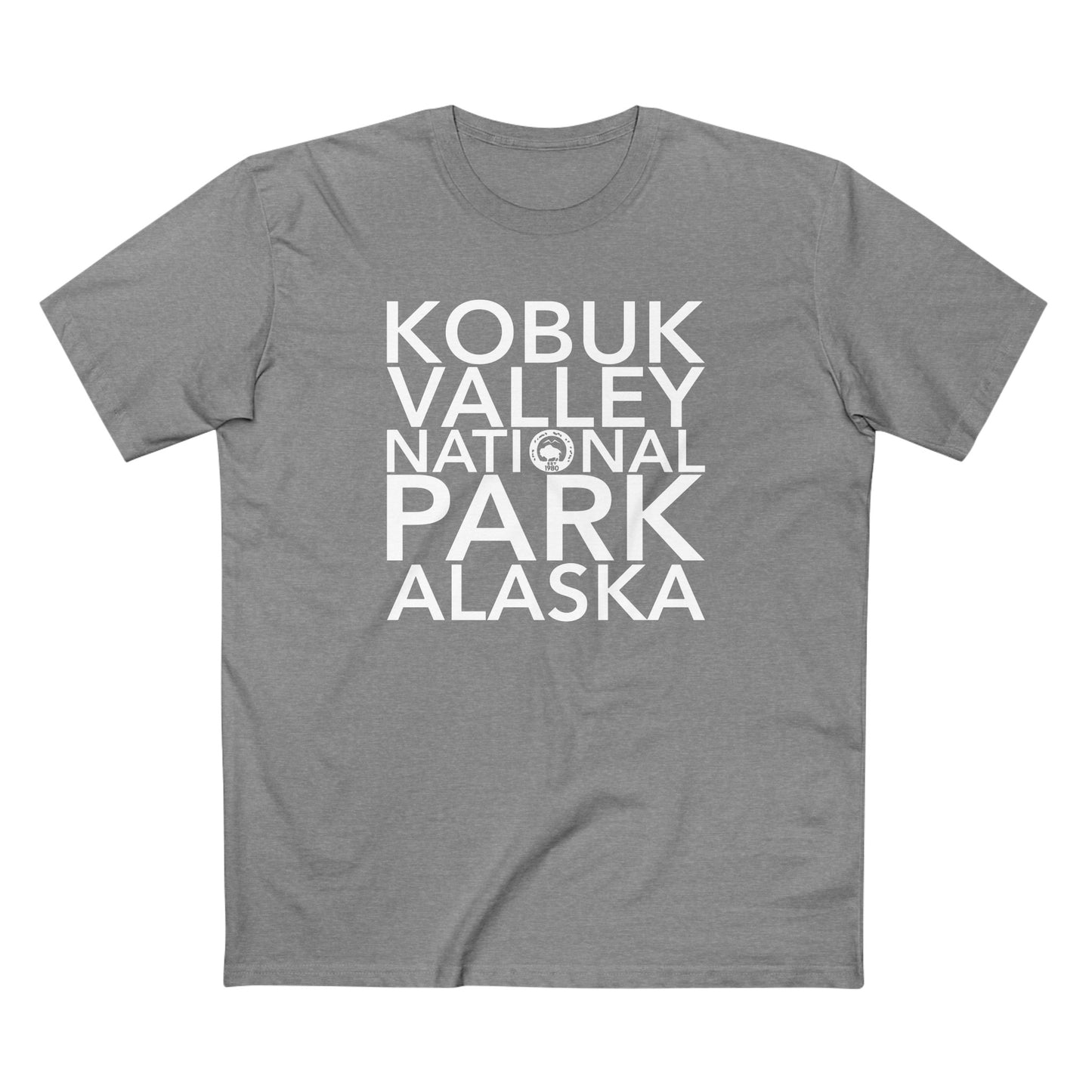 Kobuk Valley National Park T-Shirt Block Text