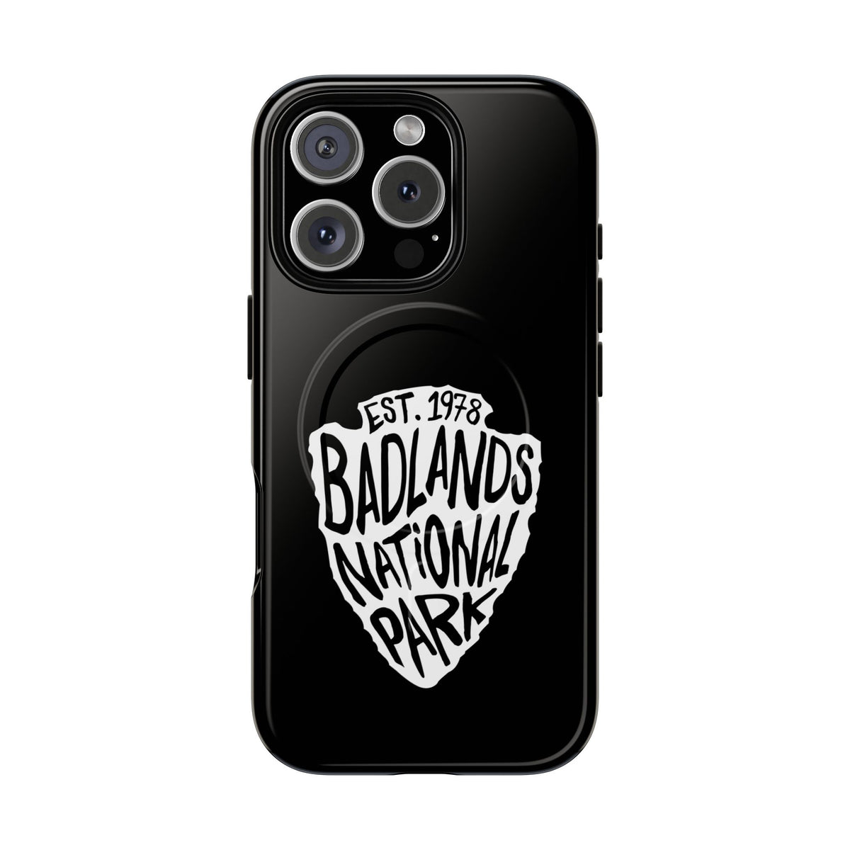 Badlands National Park iPhone Case with MagSafe - Arrowhead Design
