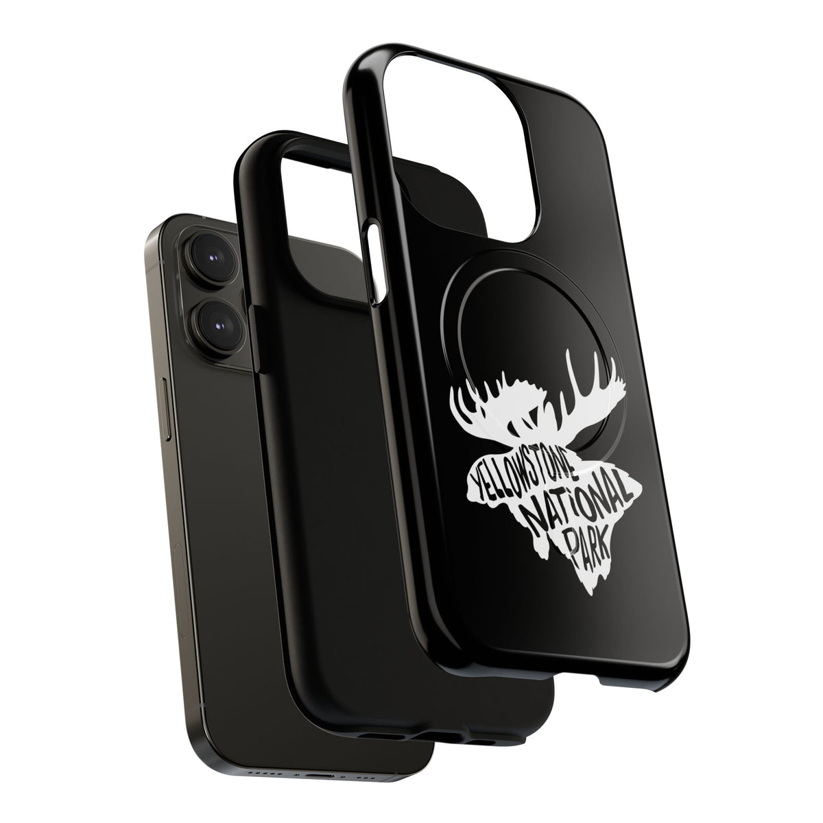 Yellowstone National Park iPhone Case with MagSafe - Moose Design