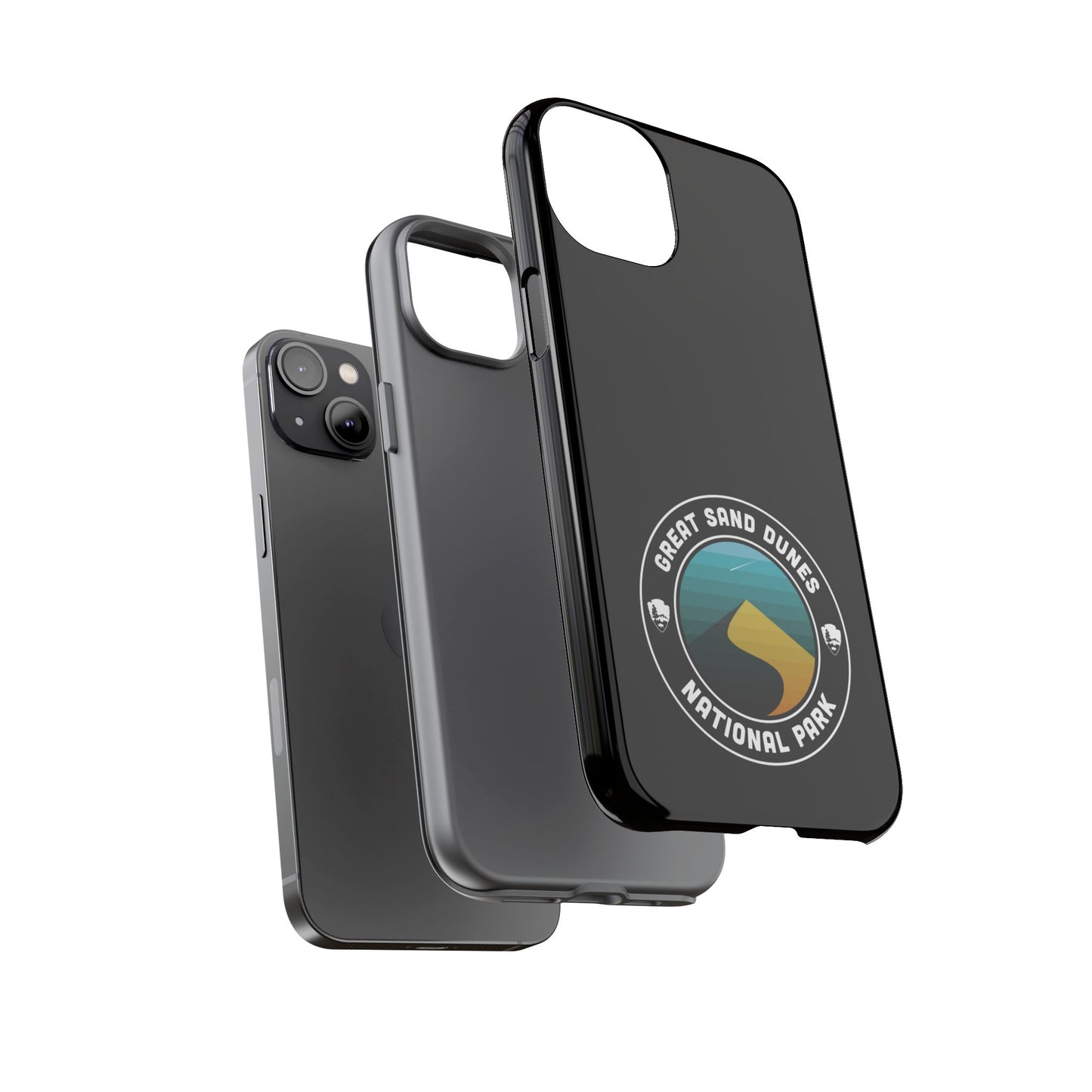 Great Sand Dunes National Park Phone Case - Round Emblem Design