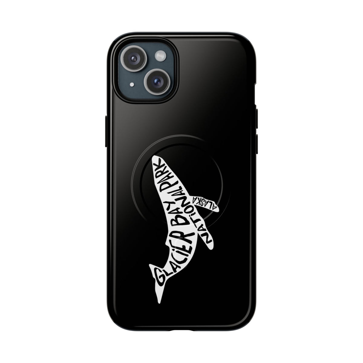 Glacier Bay National Park iPhone Case with MagSafe - Humpback Whale Design