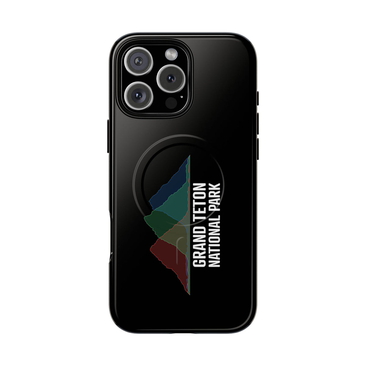 Grand Teton National Park iPhone Case with MagSafe - Histogram Design